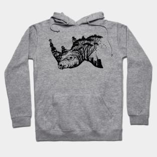 Wild Rhino Hoodie